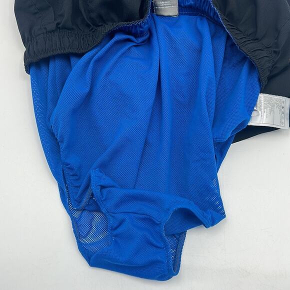 VINTAGE NIKE Y2K SWIM TRUNKS SHORT MENS SIZE LARGE BLACK - Picture 9 of 10